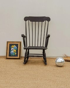 Alibert, the wooden rocking chair No. 54