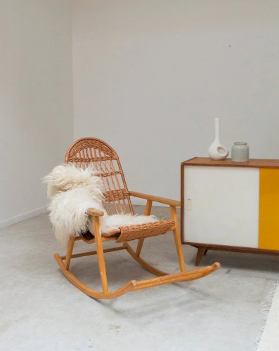 Alibert, le rocking-chair Uluv en bois clair N°56