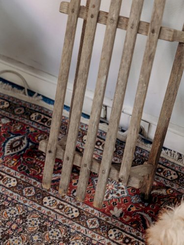 Alix, la luge décorative en bois N°526