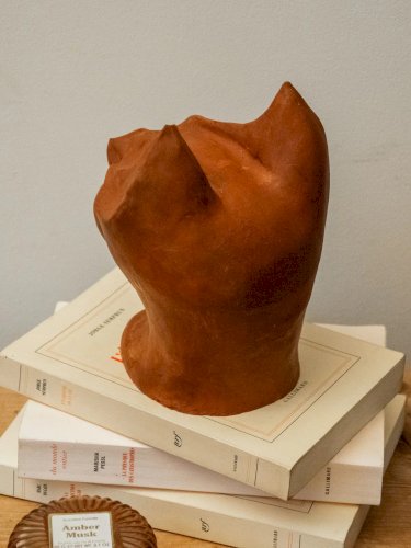 Alix, la statue chat en céramique N°531