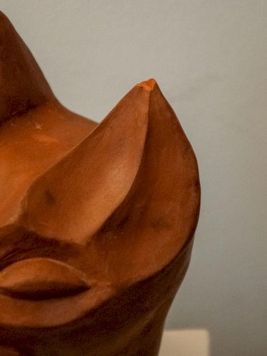 Alix, la statue chat en céramique N°531