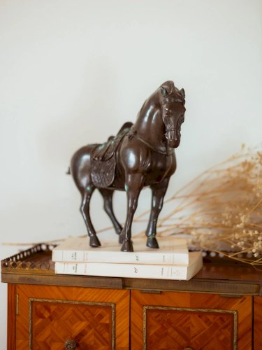 Alix, le cheval décoratif en bronze N°571