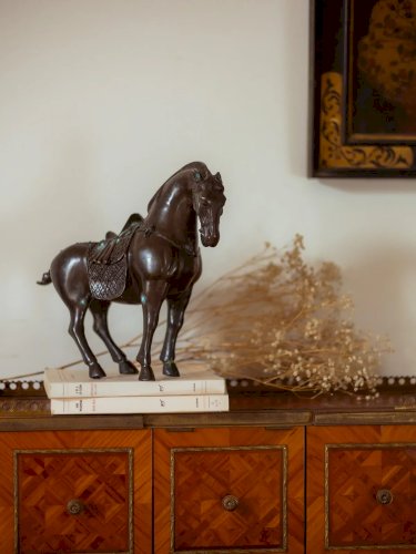 Alix, le cheval décoratif en bronze N°571