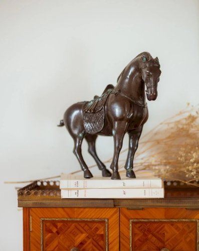 Alix, le cheval décoratif en bronze N°571
