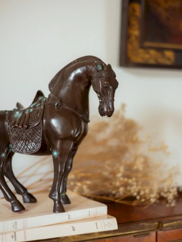 Alix, le cheval décoratif en bronze N°571
