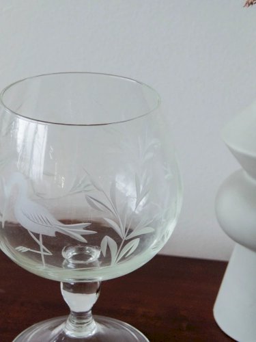 Alix, le grand verre sur pied décoratif N°527