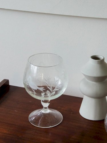 Alix, le grand verre sur pied décoratif N°527