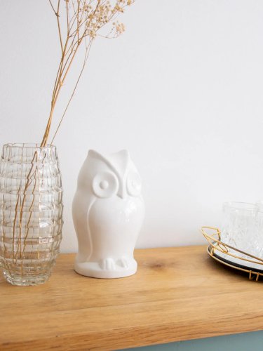 Alix, le hibou en porcelaine N°20