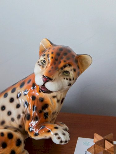 Alix, le léopard en céramique italienne N°501