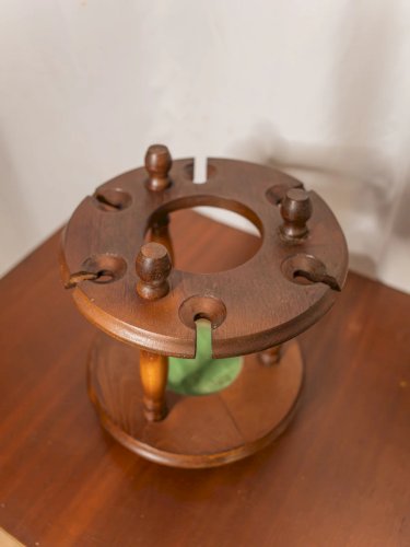 Alix, le présentoir à verres et bouteille en bois N°552