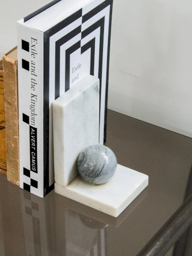 Alix, le serre-livres en marbre N°126