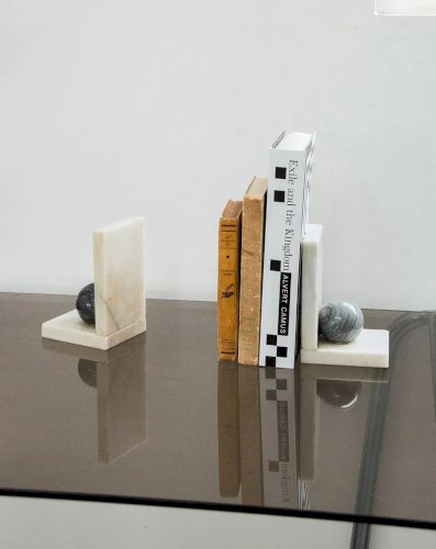 Alix, le serre-livres en marbre N°126