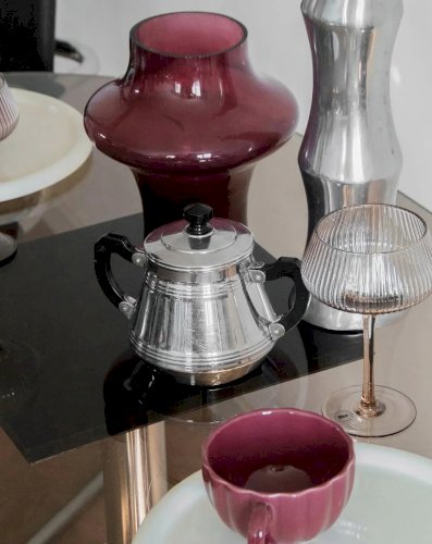 Alix, le sucrier en métal N°470