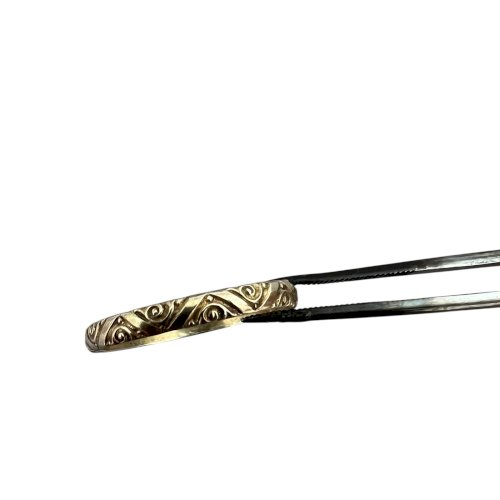 Alliance 19eme Argent Vermeil  poinçon 835 Unisexe taille 58,5 FR Antic ring