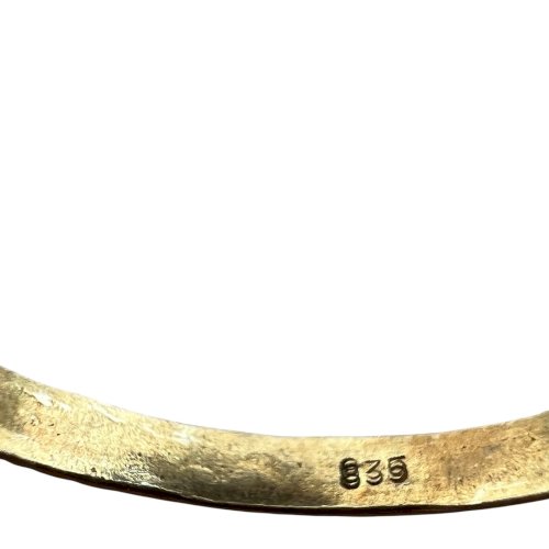 Alliance 19eme Argent Vermeil  poinçon 835 Unisexe taille 58,5 FR Antic ring