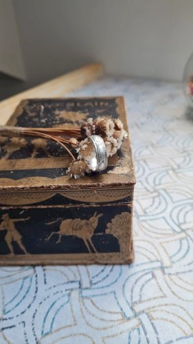 Alliance ancienne en argent poinçon inconnu