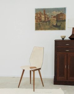 Alma, la chaise Baumann en bois N°333