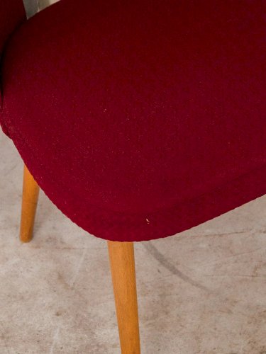 Alma, la chaise bordeaux N°143