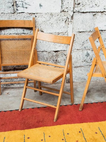 Alma, la chaise cannée en bois N°735