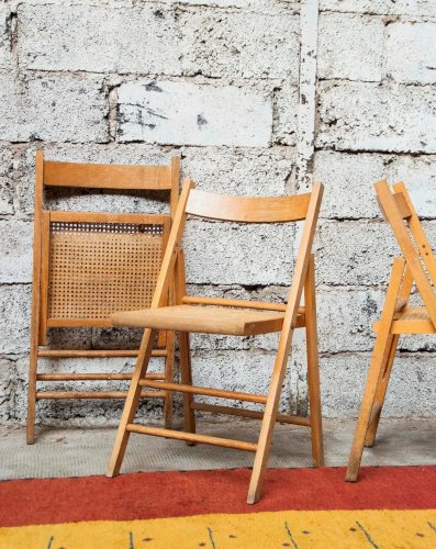 Alma, la chaise cannée en bois N°735