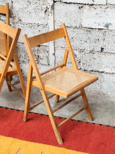 Alma, la chaise cannée en bois N°735