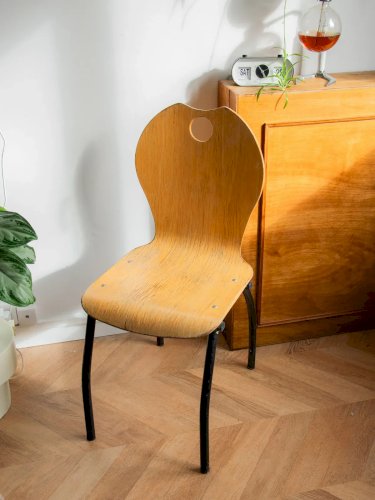 Alma, la chaise en bois et métal N°991