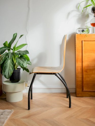 Alma, la chaise en bois et métal N°991