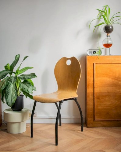 Alma, la chaise en bois et métal N°991