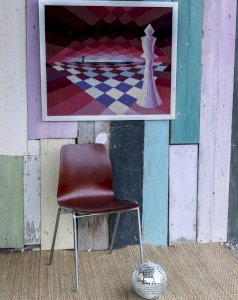 Alma, la chaise en bois N°649