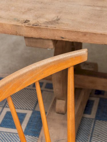 Alma, la chaise en bois orangé N°825