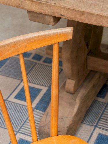 Alma, la chaise en bois orangé N°825