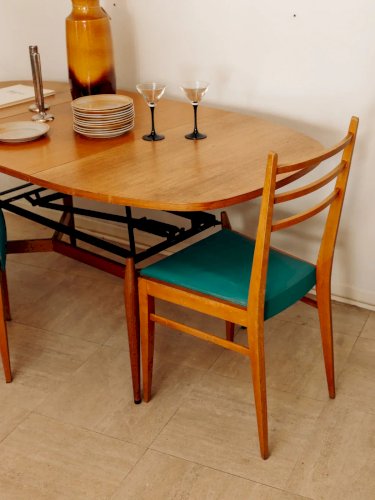 Alma, la chaise en bois verte N°869