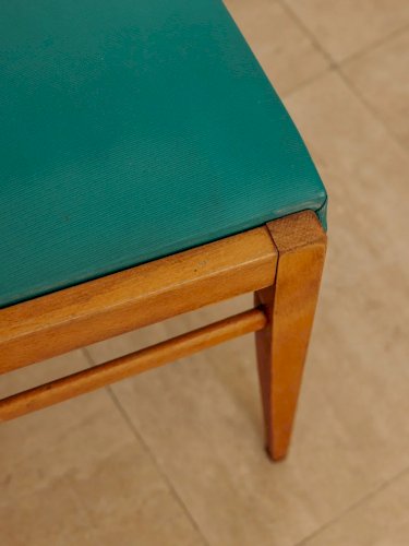 Alma, la chaise en bois verte N°869