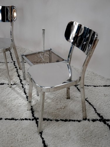 Alma, la chaise en inox N°1254