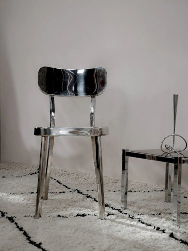 Alma, la chaise en inox N°1254