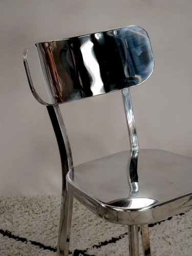 Alma, la chaise en inox N°1254