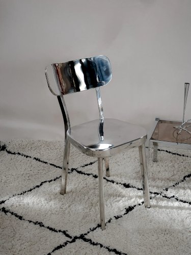 Alma, la chaise en inox N°1254