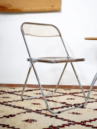 Alma, la chaise en métal et plexiglass N°1248