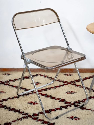 Alma, la chaise en métal et plexiglass N°1248