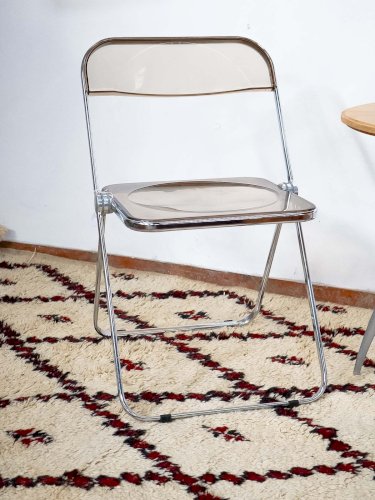 Alma, la chaise en métal et plexiglass N°1248