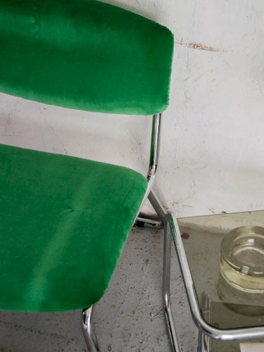 Alma, la chaise en velours N°564