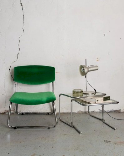 Alma, la chaise en velours N°564