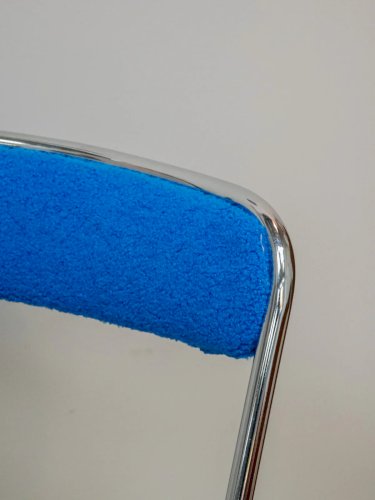 Alma, la chaise Souvignet chromée N°873