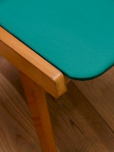 Alma, la chaise verte en bois clair N°1077