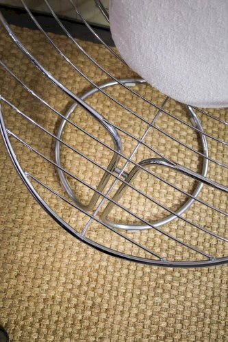 Alma, la paire de chaises chromées N°1129