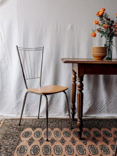 Alma, la paire de chaises chromées N°1277