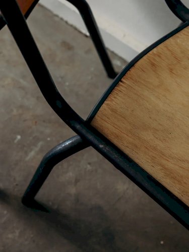 Alma, la paire de chaises d'école N°571