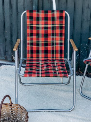 Alma, la paire de chaises en aluminium N°605