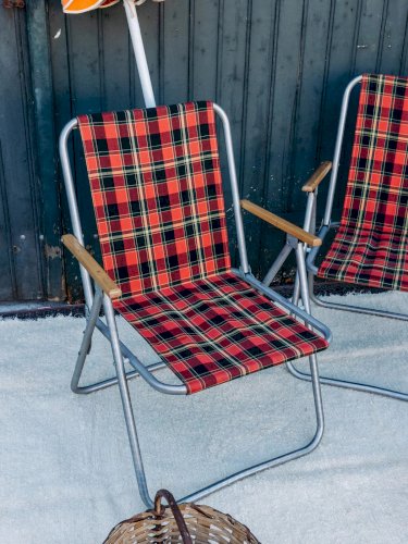 Alma, la paire de chaises en aluminium N°605