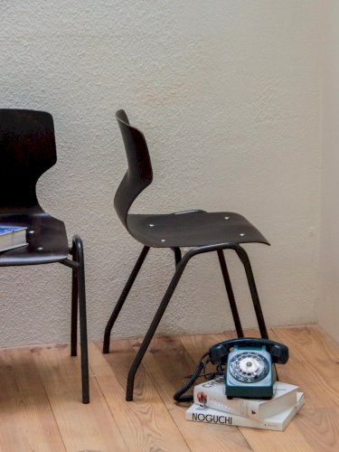 Alma, la paire de chaises en bois N°1073